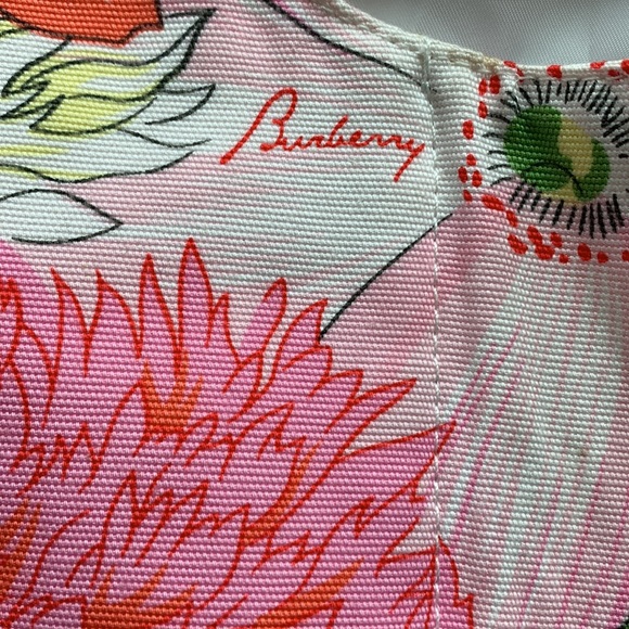 Burberry Flower 🌸 Blazer Jean Jacket Blazer Women Girl Pink Yellow Green White - Picture 4 of 17